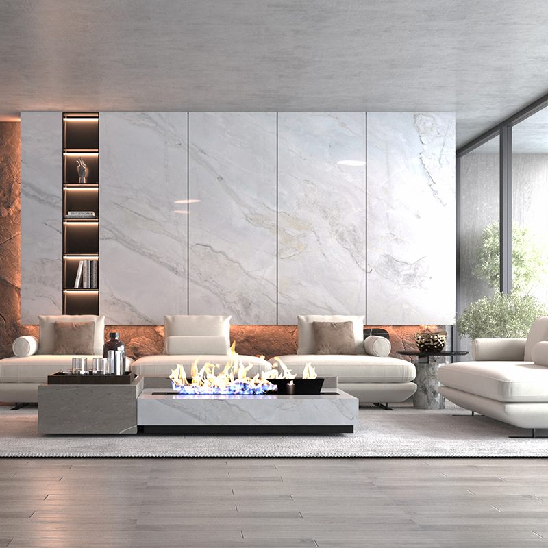 #Sky White Quartzite wall slab