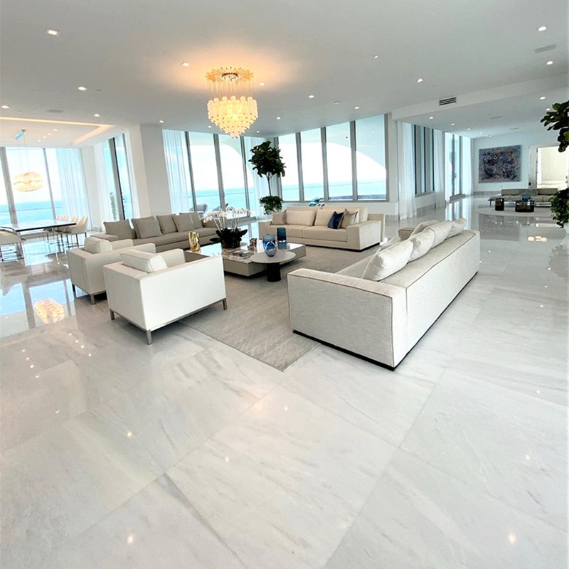 #Dione White Marble for floor